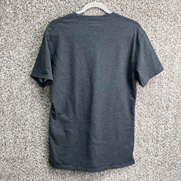 BYLT T-Shirt Men’s Medium Dark Gray Basic Crew Neck Split Hem Lux Short Sleeve - Picture 5 of 7